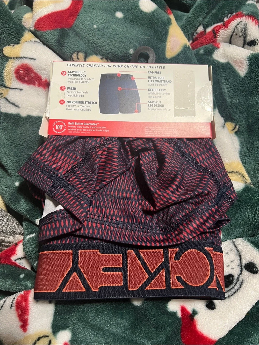 NWT JOCKEY active microfiber boxer briefs